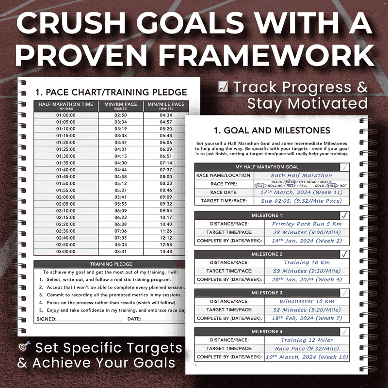 Half Marathon Training Logbook
