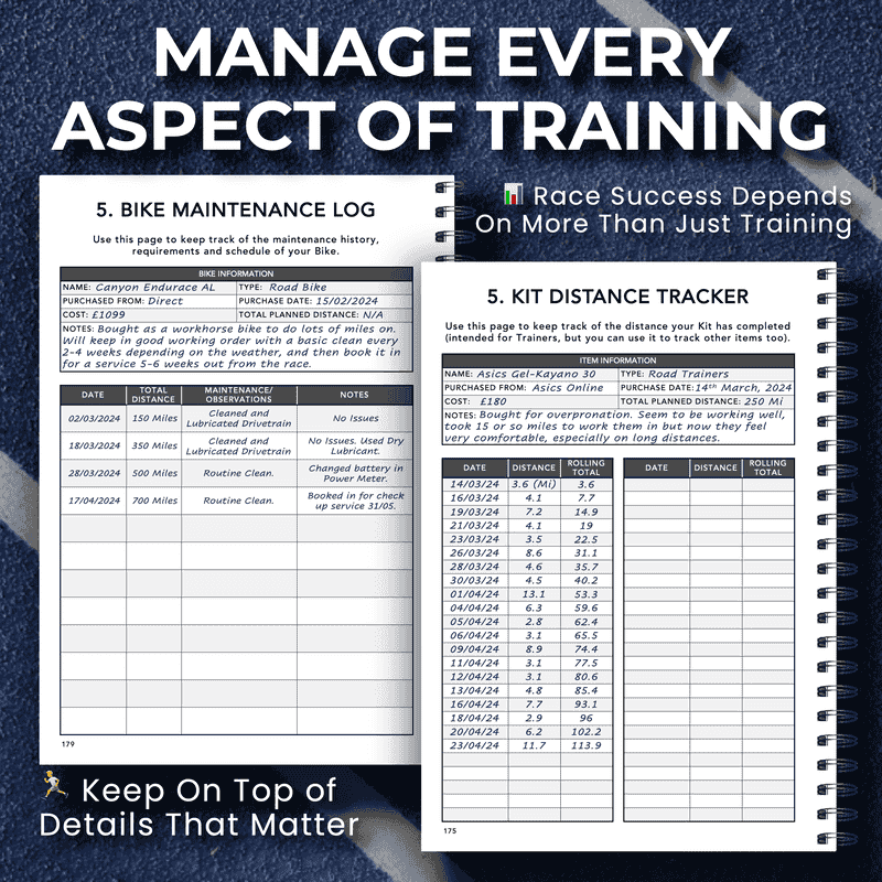 Triathlon Training Logbook - (Non Race Specific)