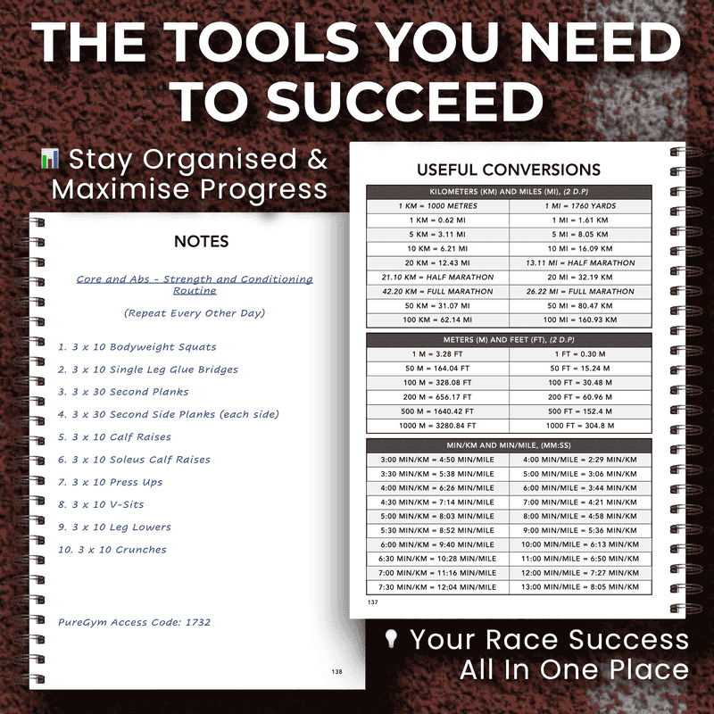 Half Marathon Training Logbook