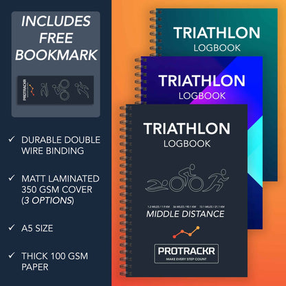 Middle Distance Triathlon Training Logbook - Summary