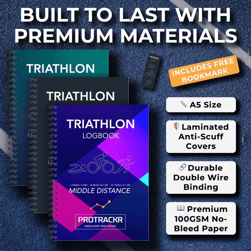 Middle Distance Triathlon Training Logbook