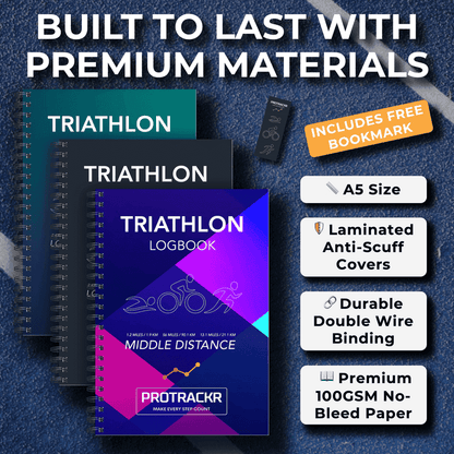 Middle Distance Triathlon Training Logbook