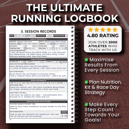 Marathon Training Logbook