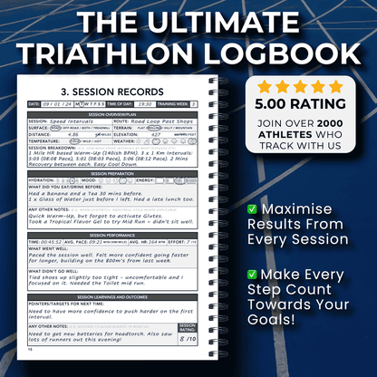 Triathlon Training Logbook - (Non Race Specific)