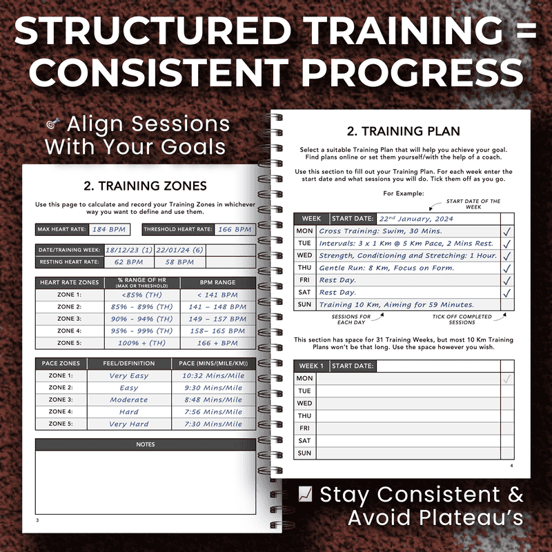 10Km Training Logbook