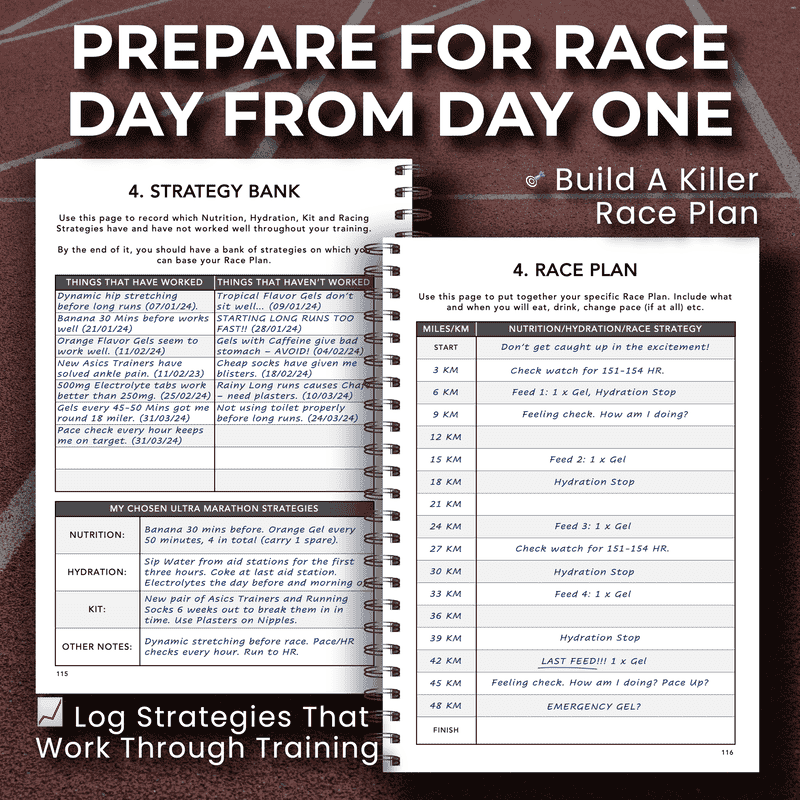 Ultra Marathon Training Logbook