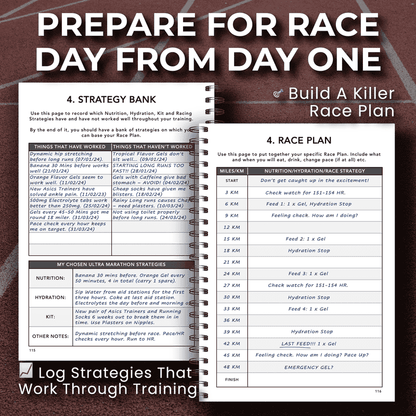 Ultra Marathon Training Logbook