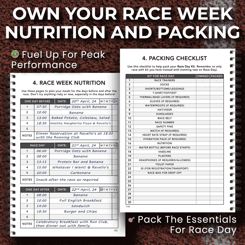 Ultra Marathon Training Logbook