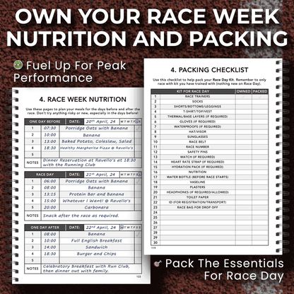 Ultra Marathon Training Logbook