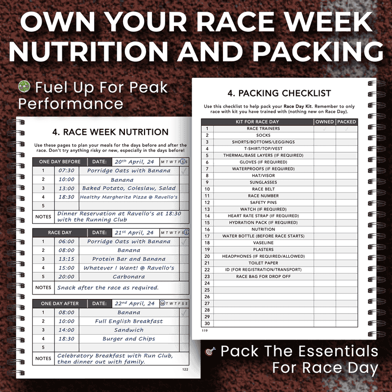 Marathon Training Logbook
