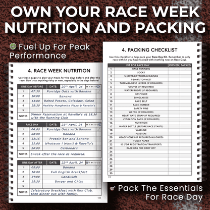Marathon Training Logbook