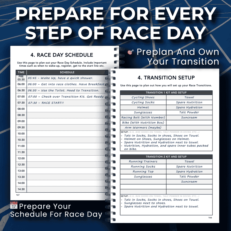Long Course Distance Triathlon Training Logbook