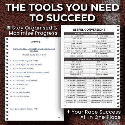 10Km Training Logbook