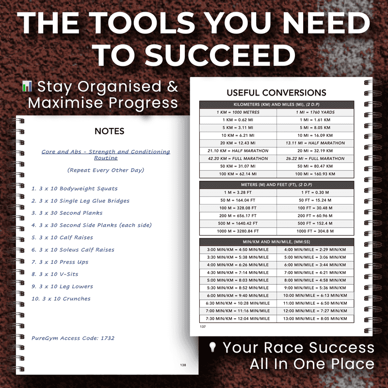 Ultra Marathon Training Logbook