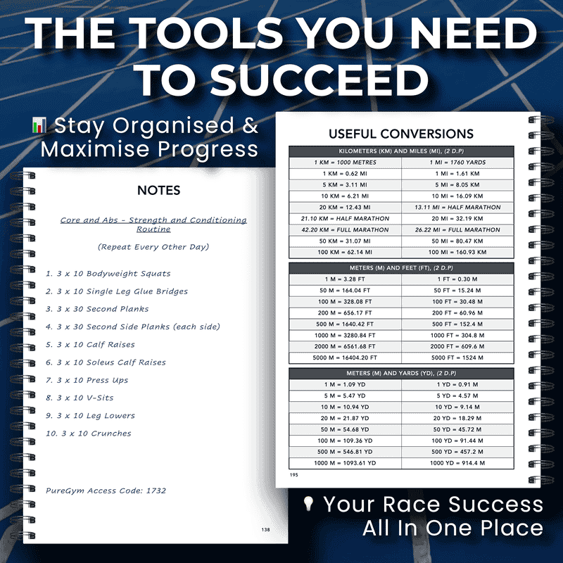 Long Course Distance Triathlon Training Logbook