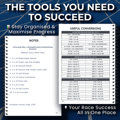 Standard Distance Triathlon Training Logbook